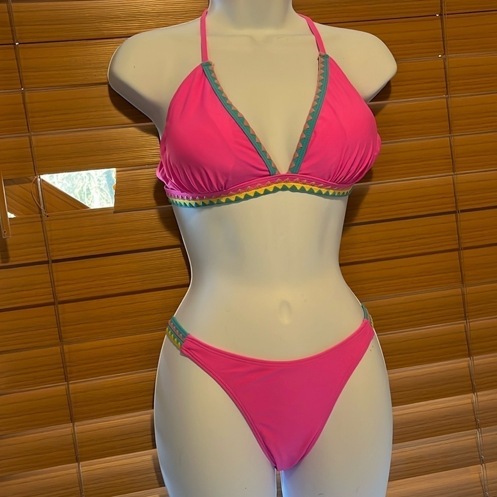 NWOT neon bikini
